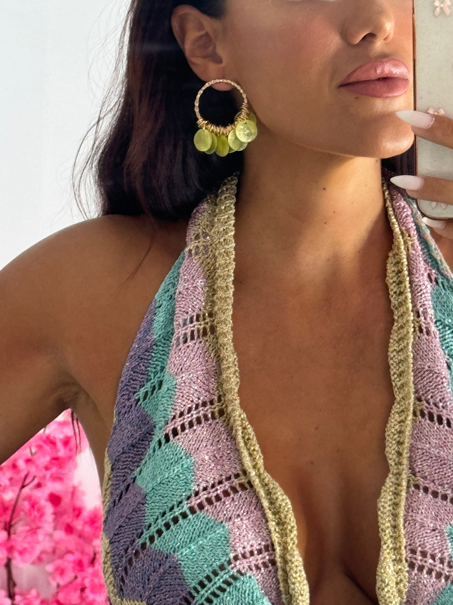 Pendientes moneditas