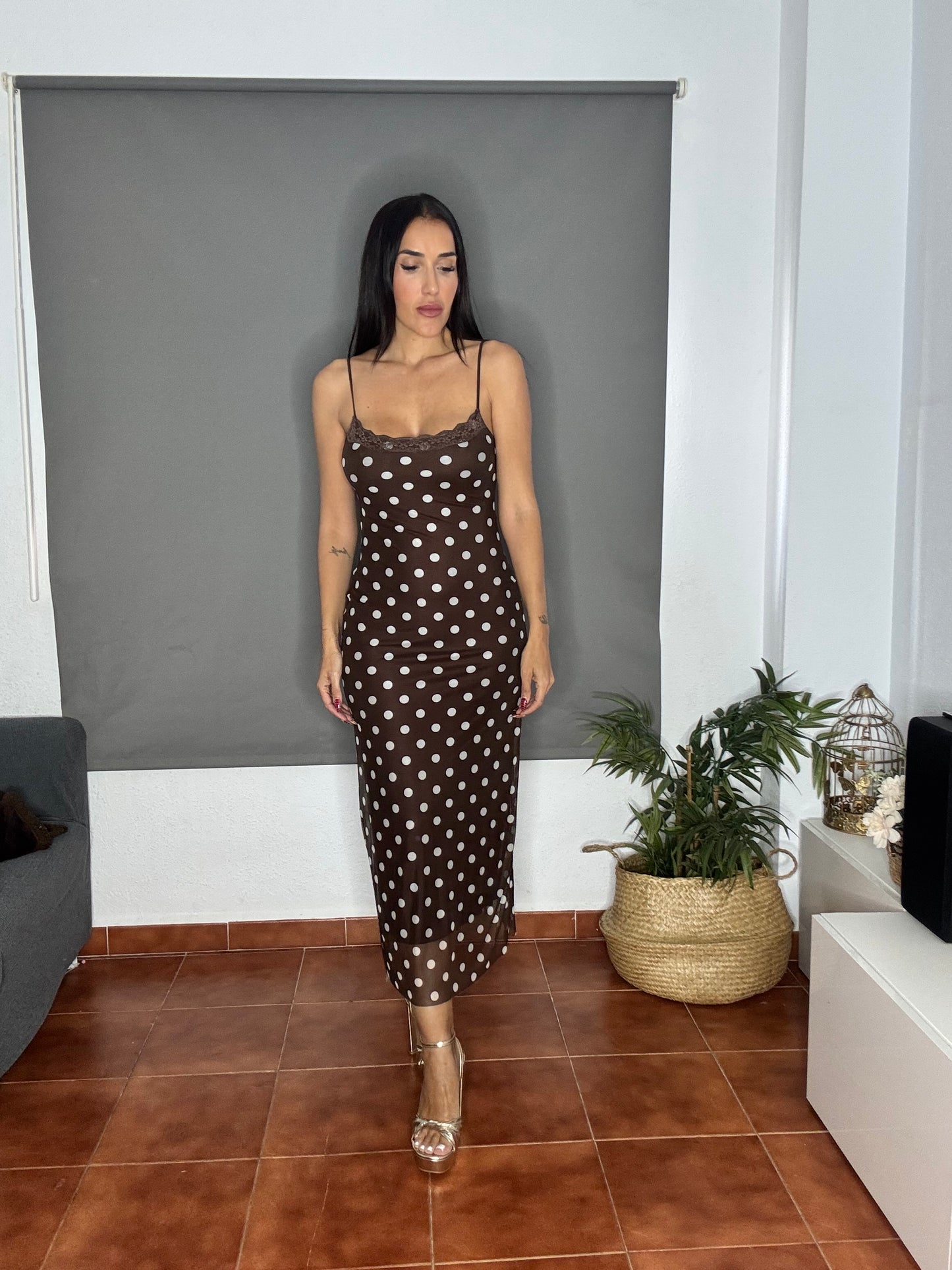 Vestido lunares basic