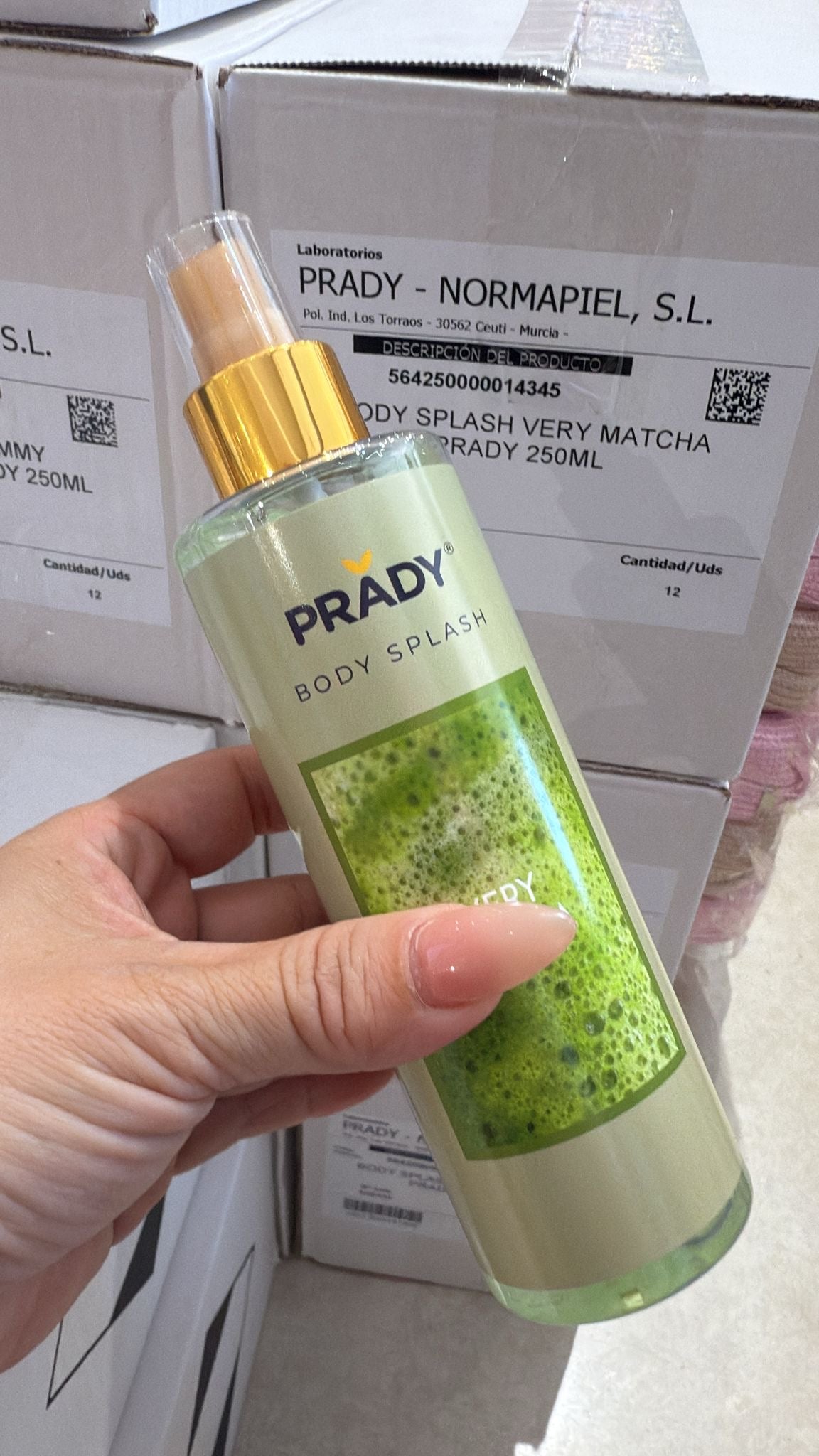 Body splash very matcha