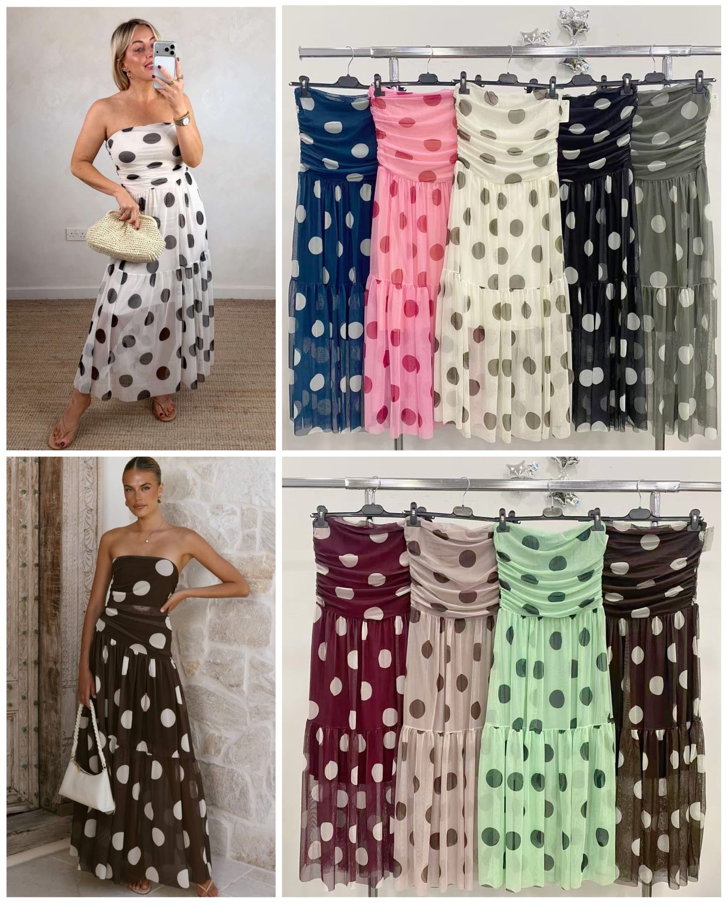 Vestido lunares palabra