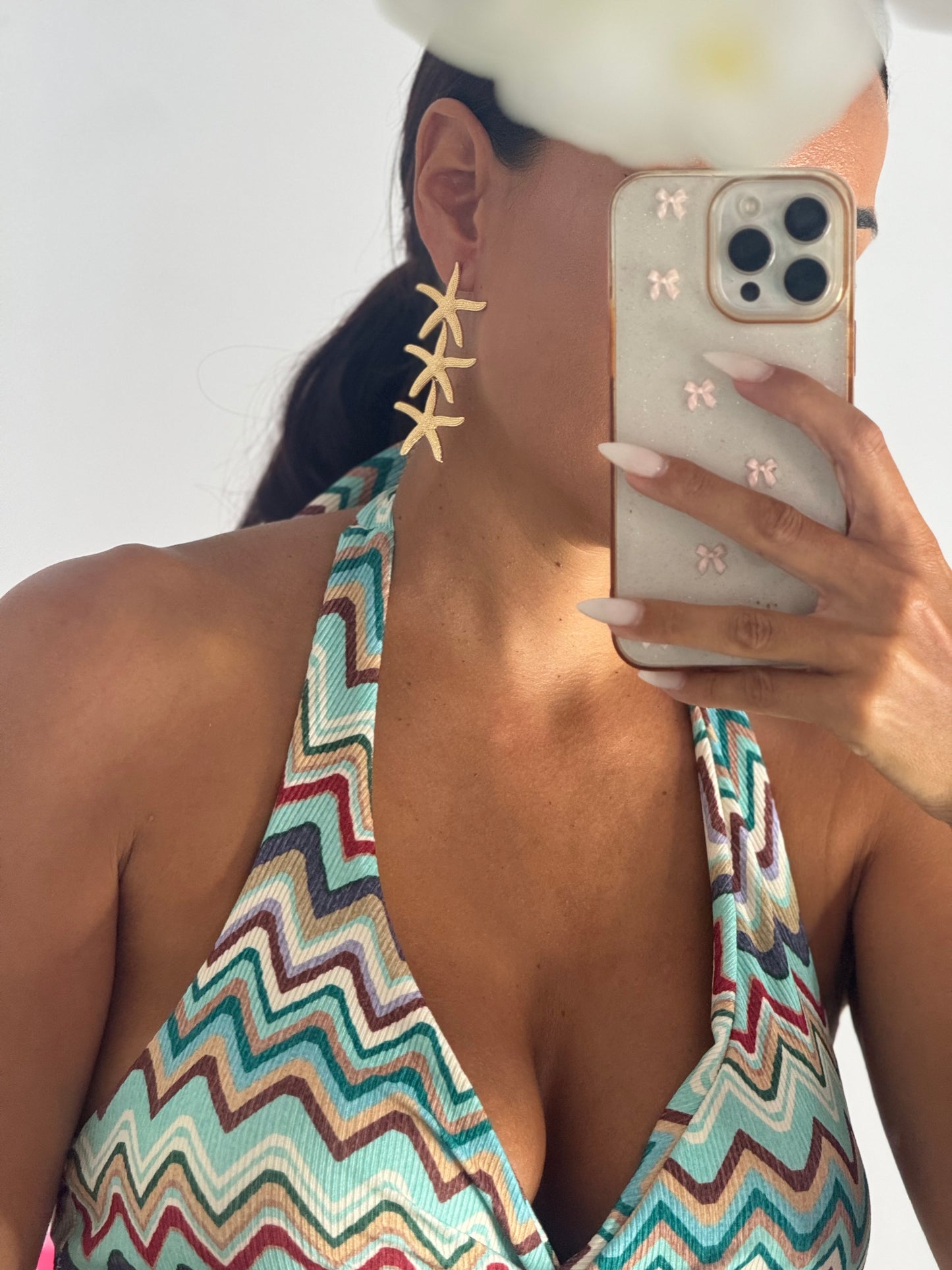 Pendientes tres estrellas