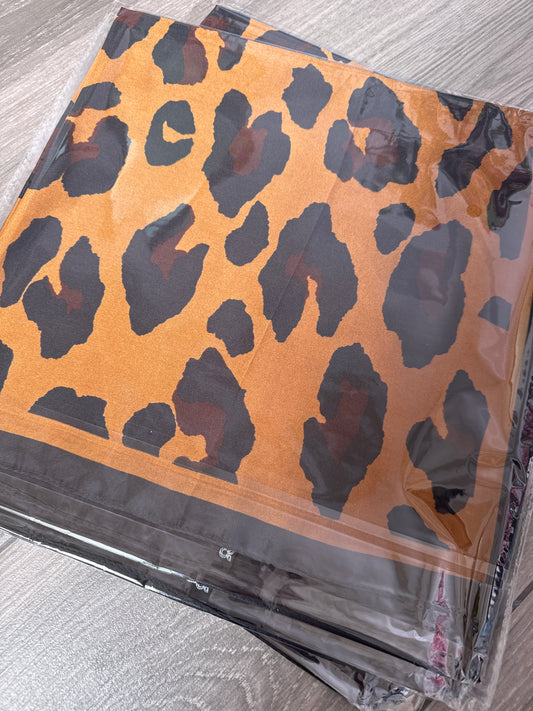 Pañuelo cuello leopardo