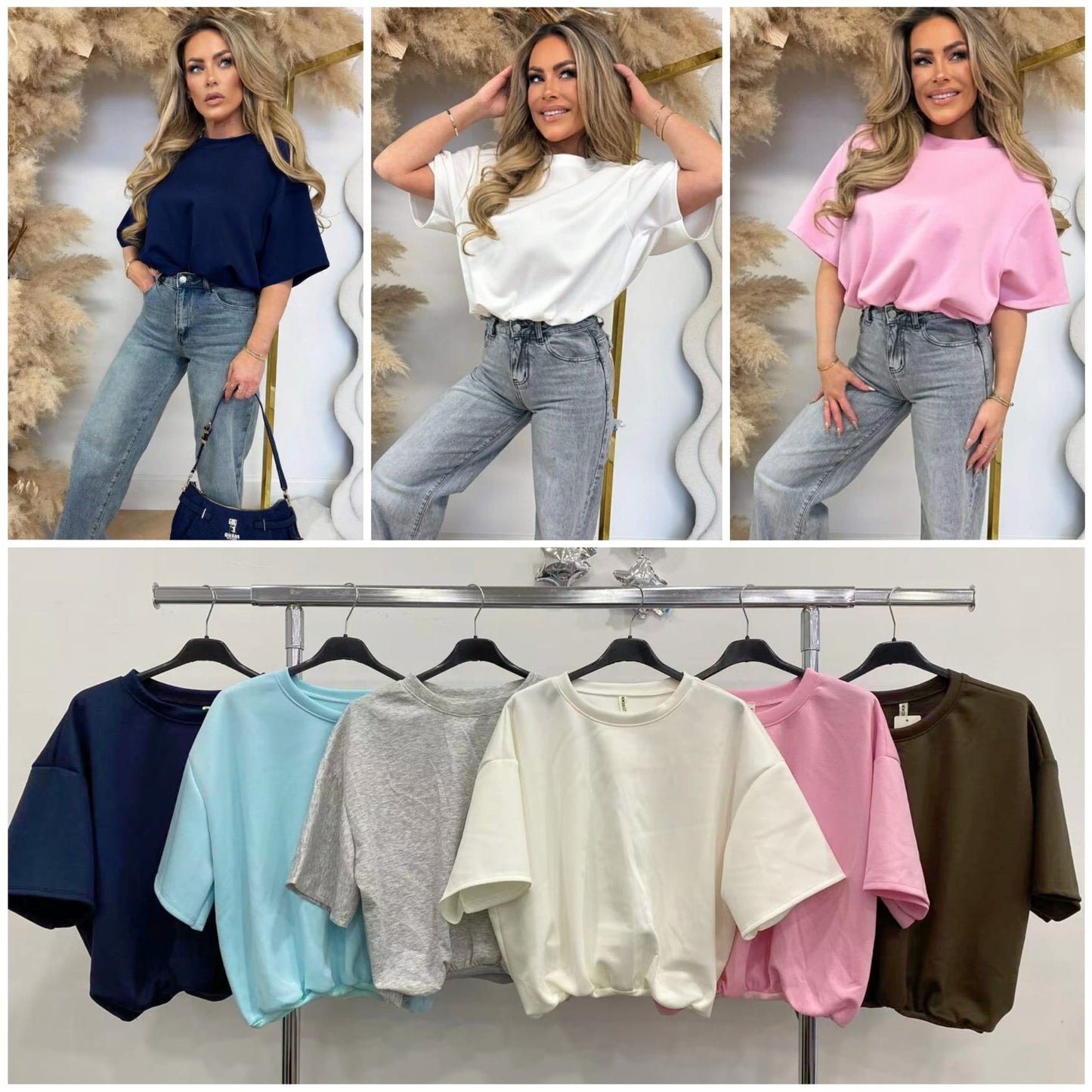 Sudadera manga corta con goma