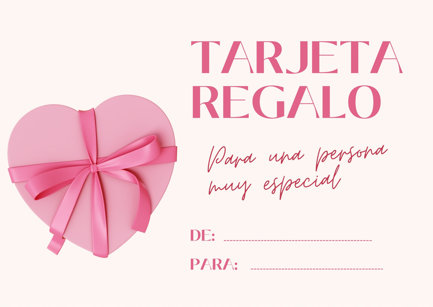 Tarjeta regalo