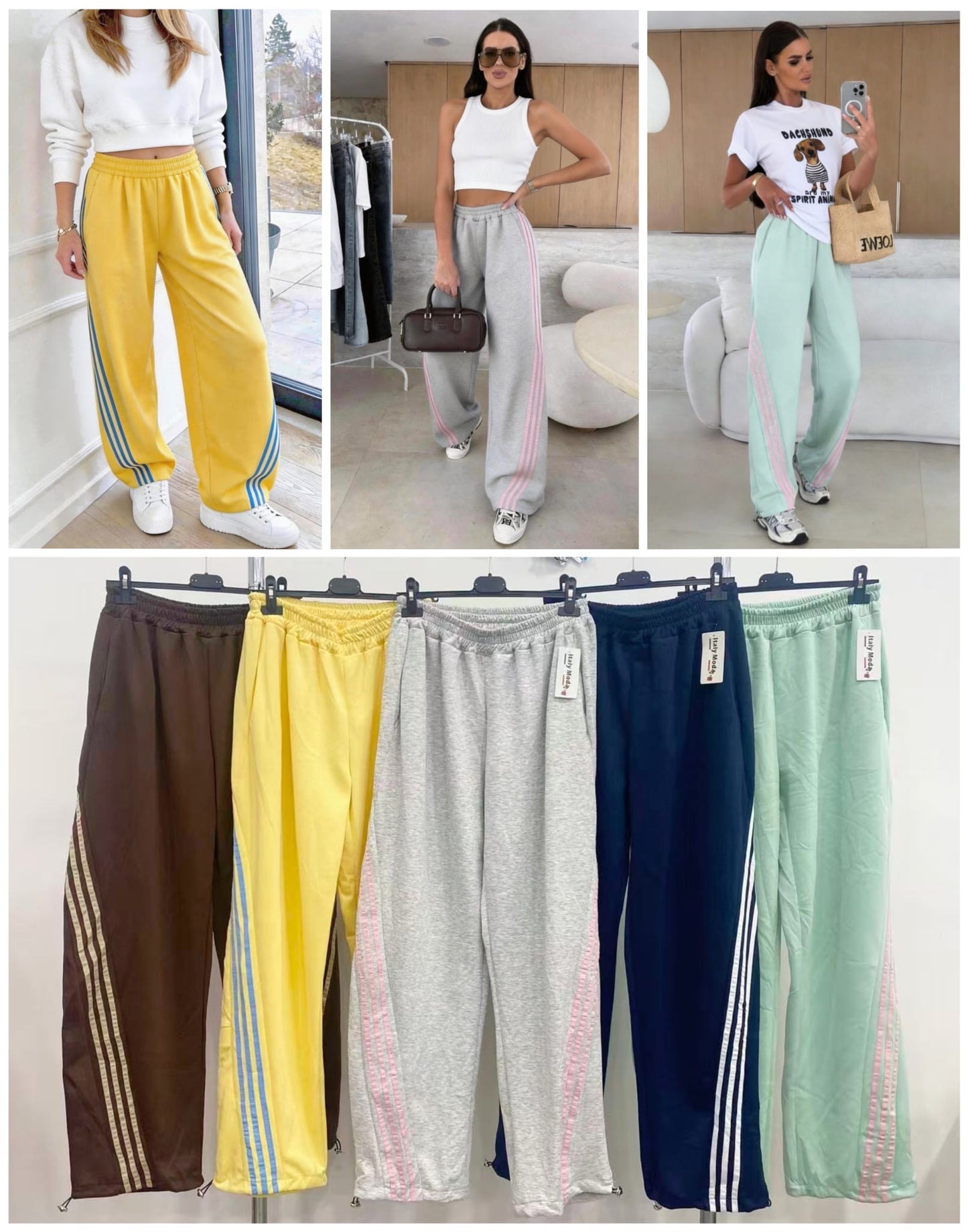 Pantalón chandal rayas