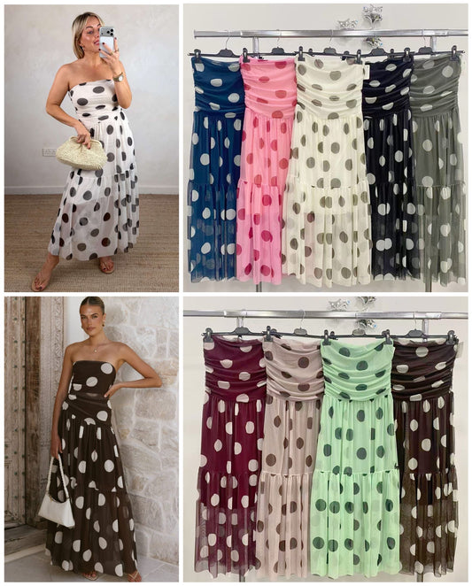 Vestido lunares palabra