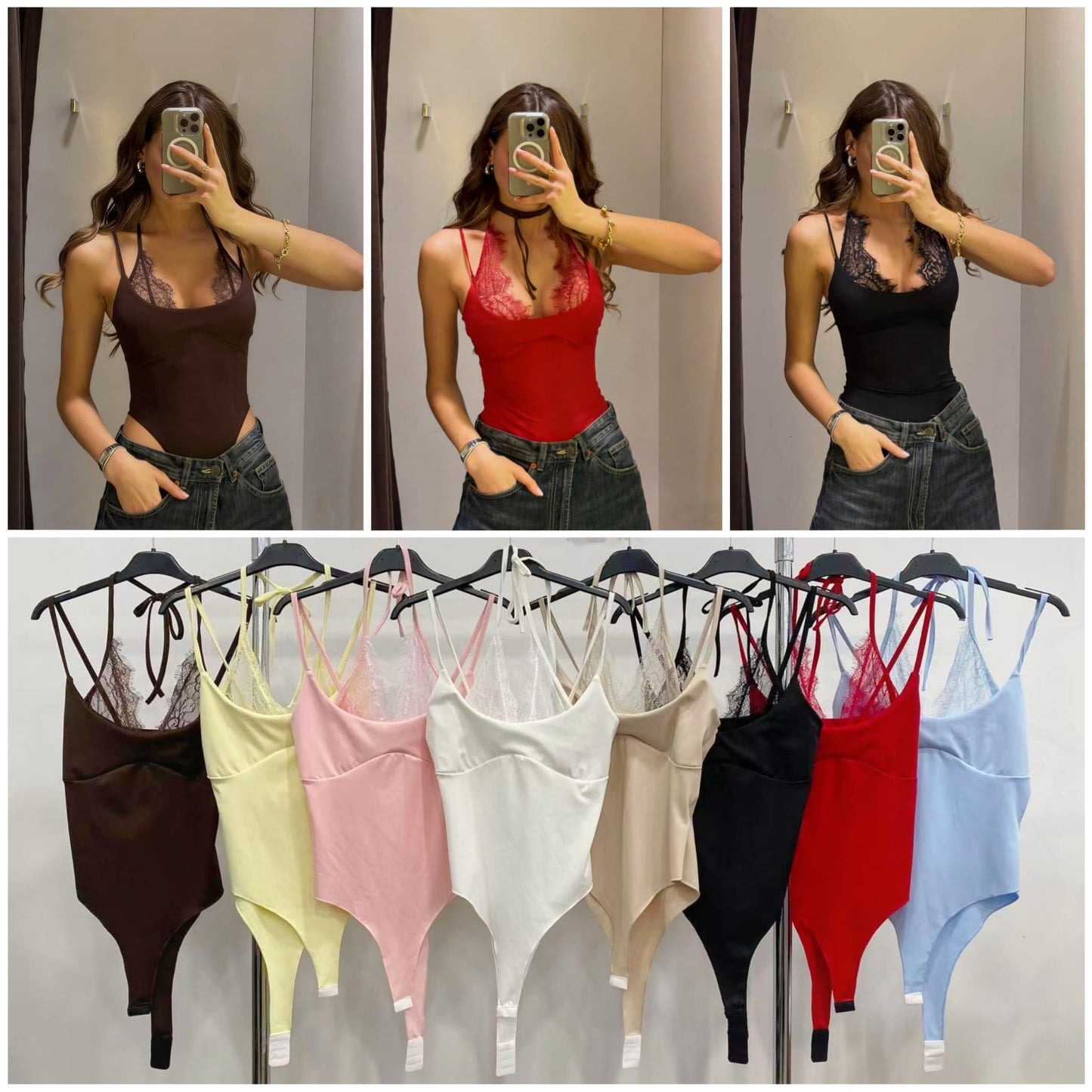 Body con encaje
