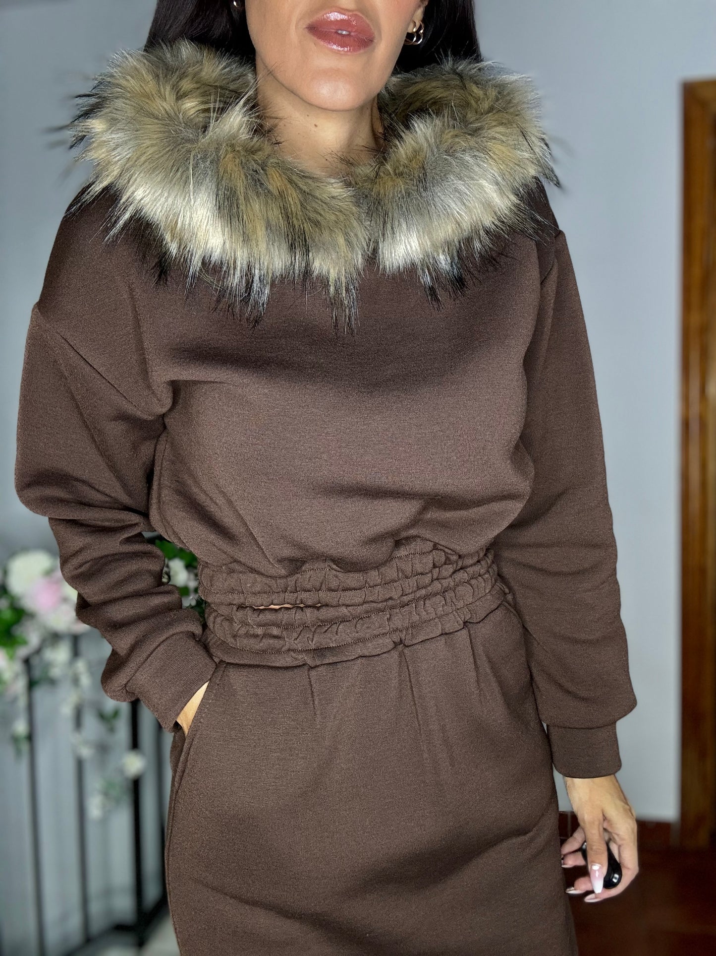 Conjunto chandal falda