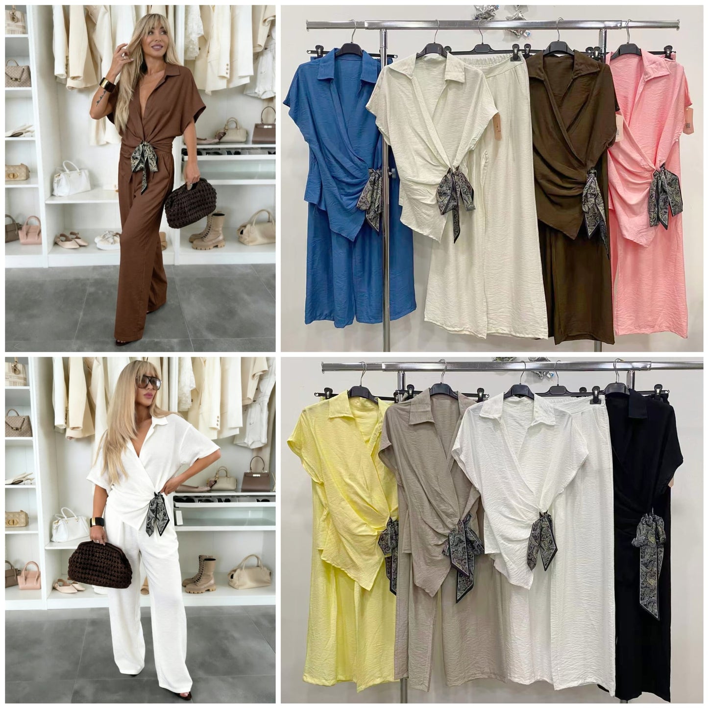 Conjunto lazo atado