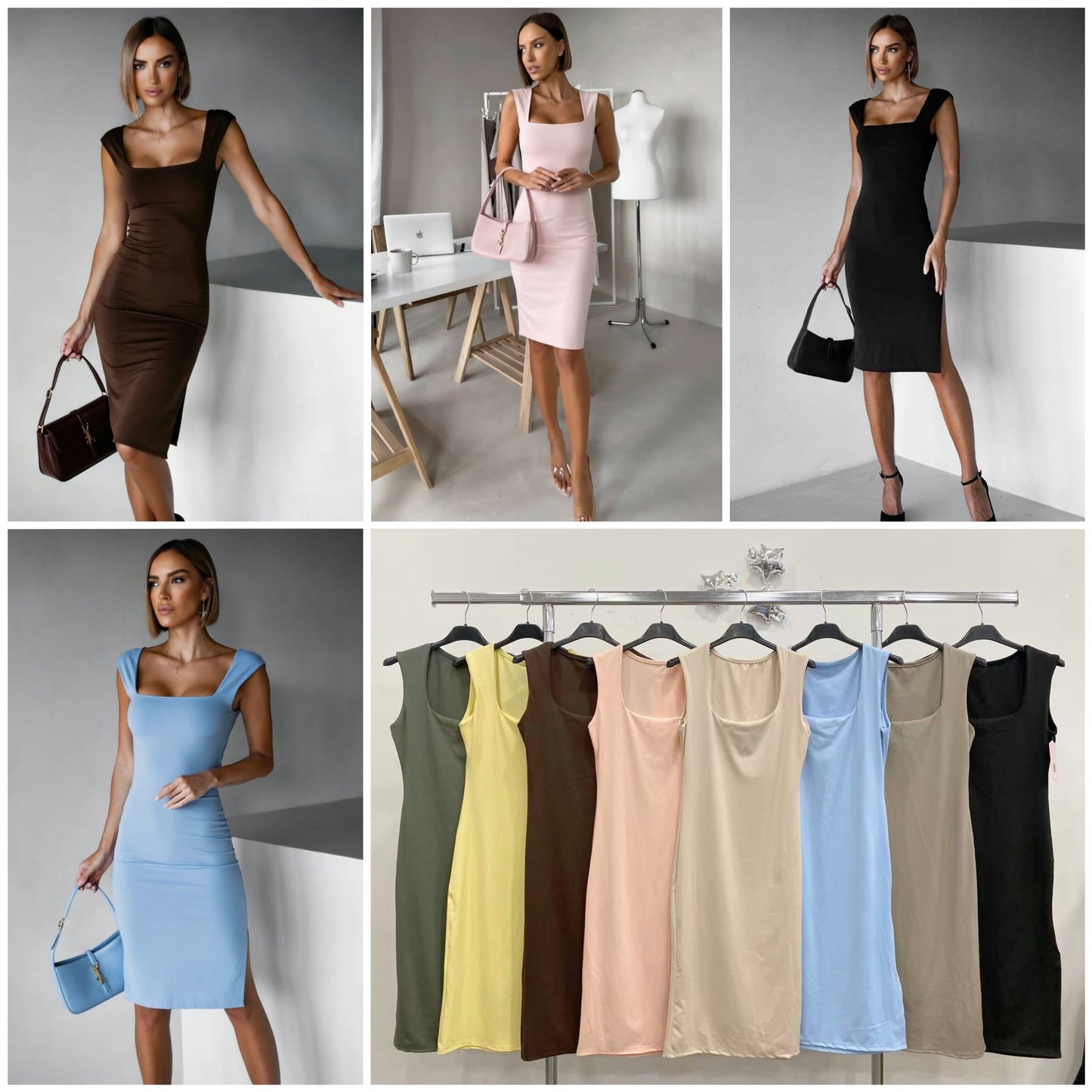 Vestido licra fría