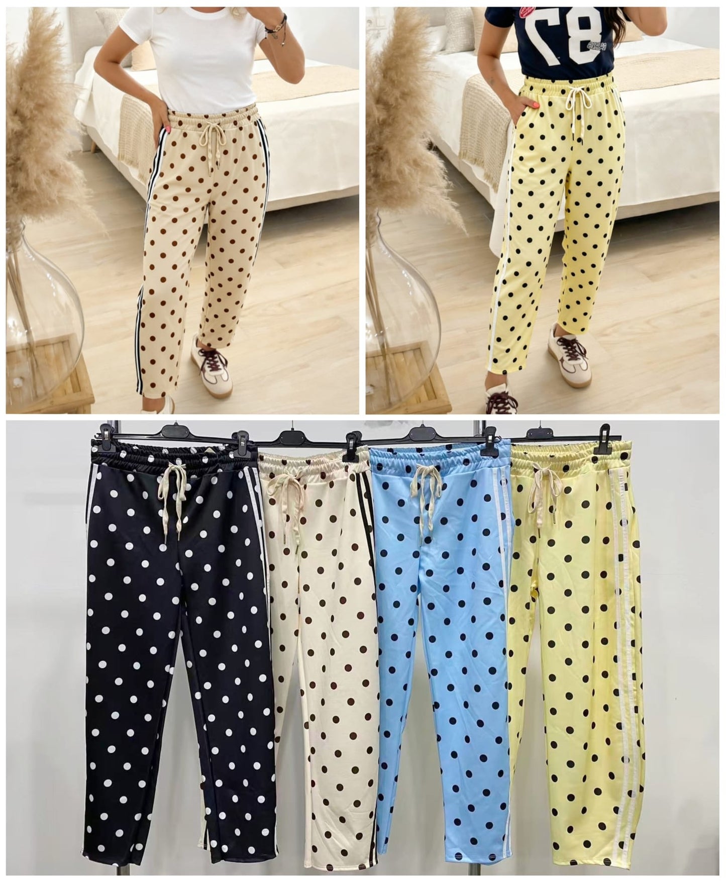 Pantalón zar lunares